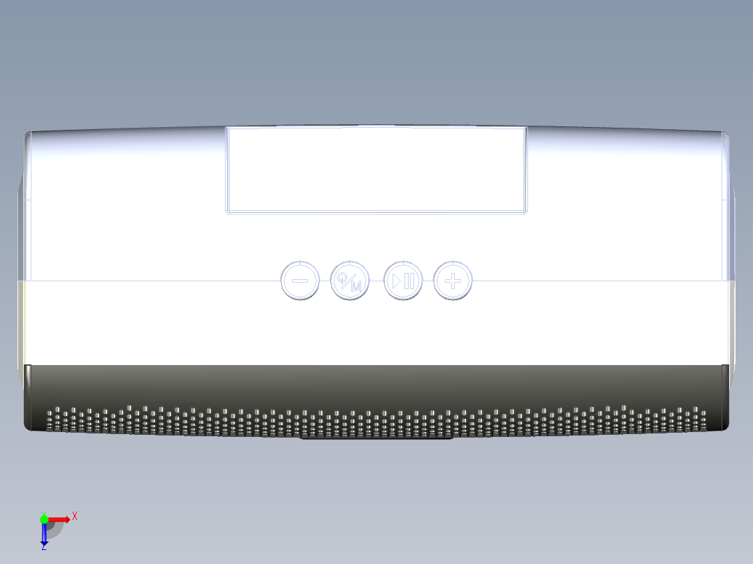 蓝牙音箱型号俯视图