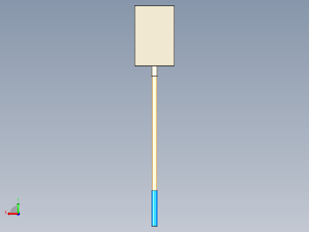 农用果实收集器后视图