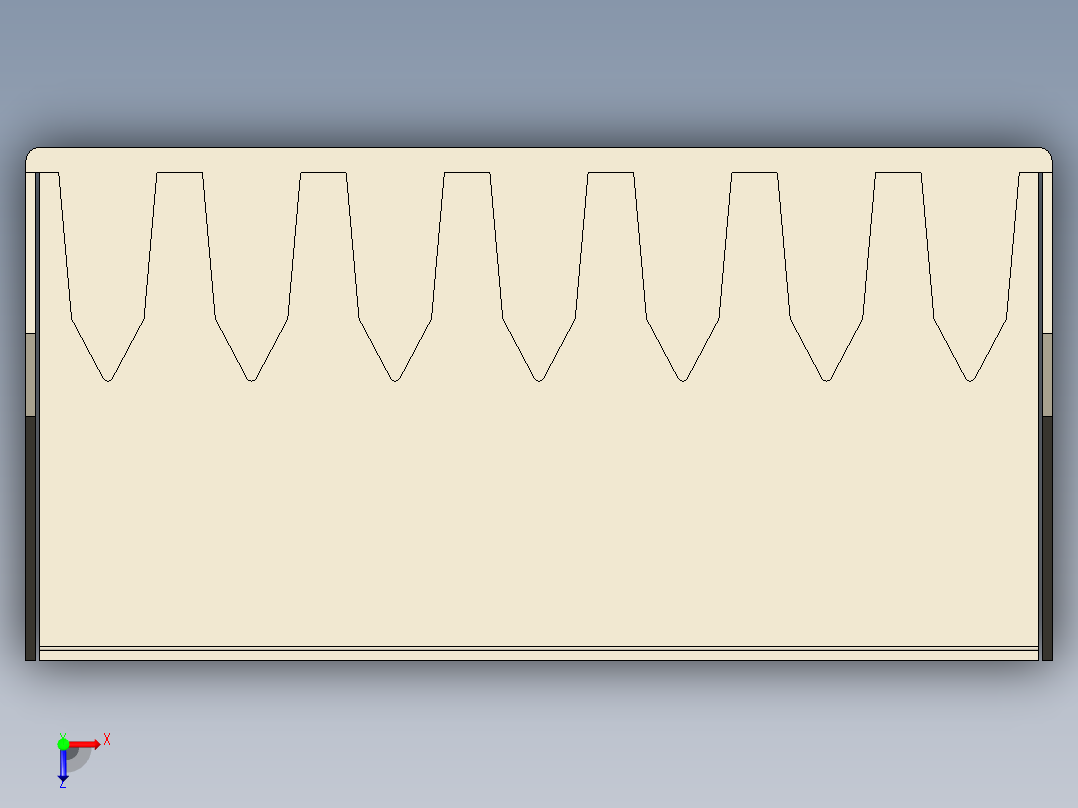农用果实收集器俯视图