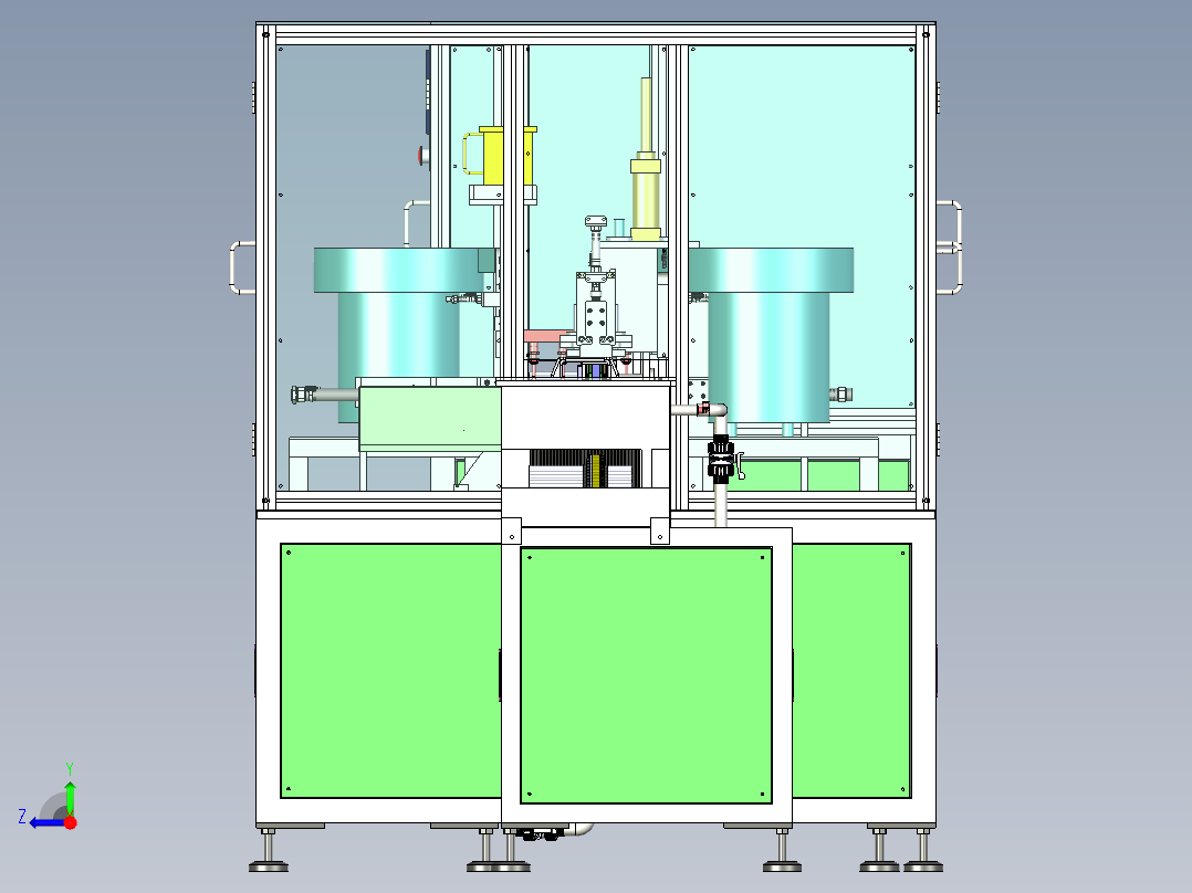 全自动微型马达转子加工生产线右视图