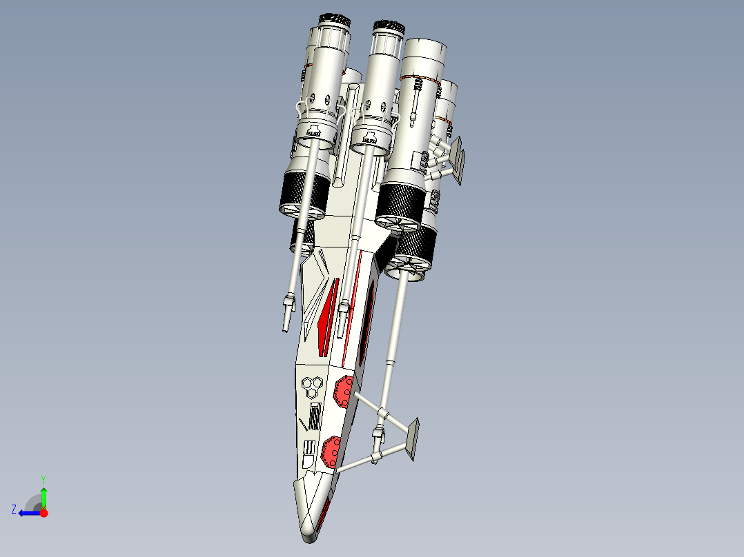 A2004151-X翼带R2D2星球大战右视图