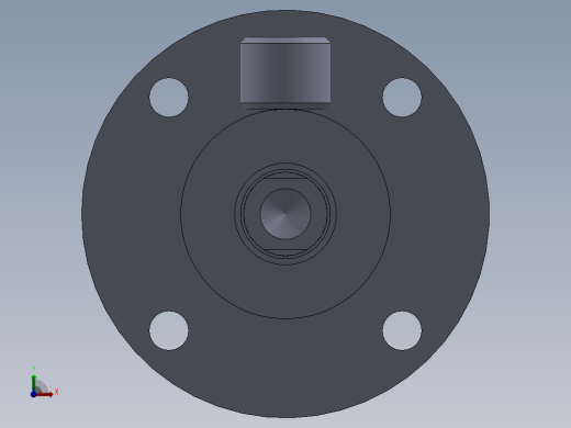 定制液压块（带原理图）前视缩略图