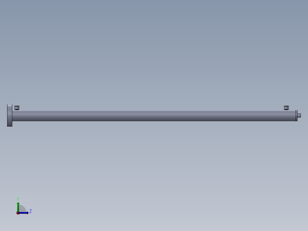 定制液压块（带原理图）左视图