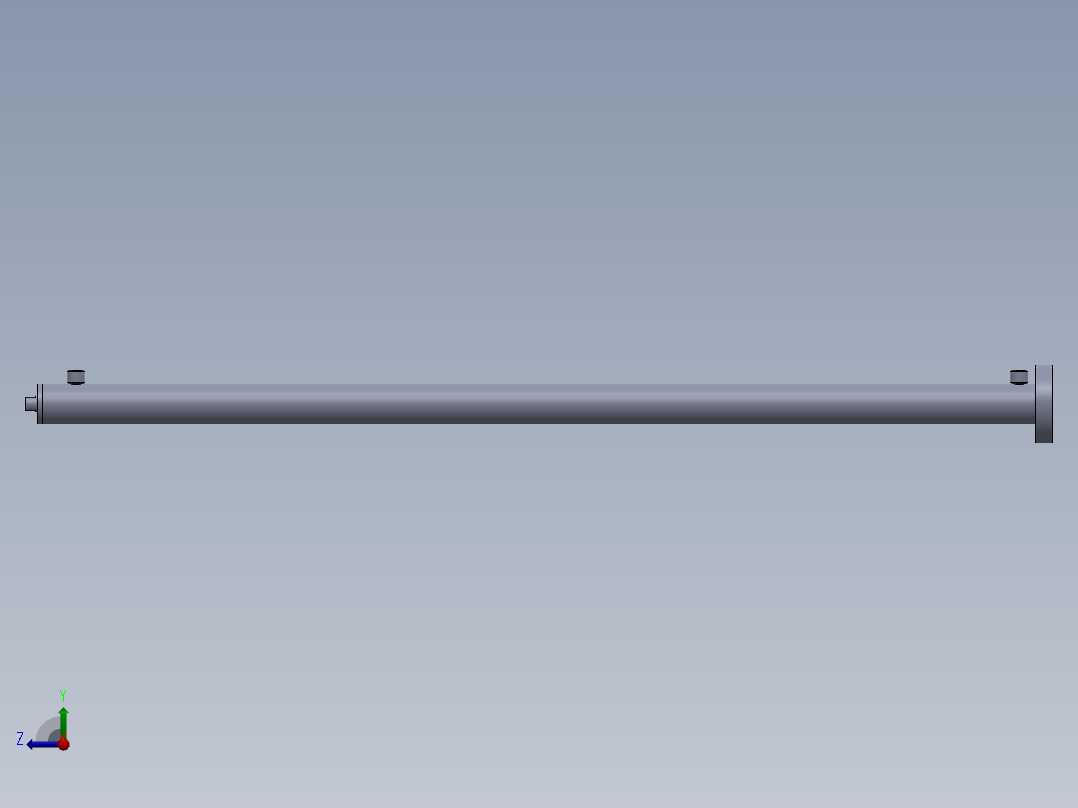 定制液压块（带原理图）右视图