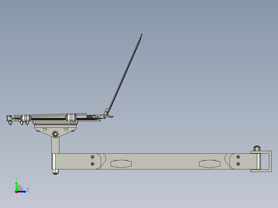 墙式安装左视图