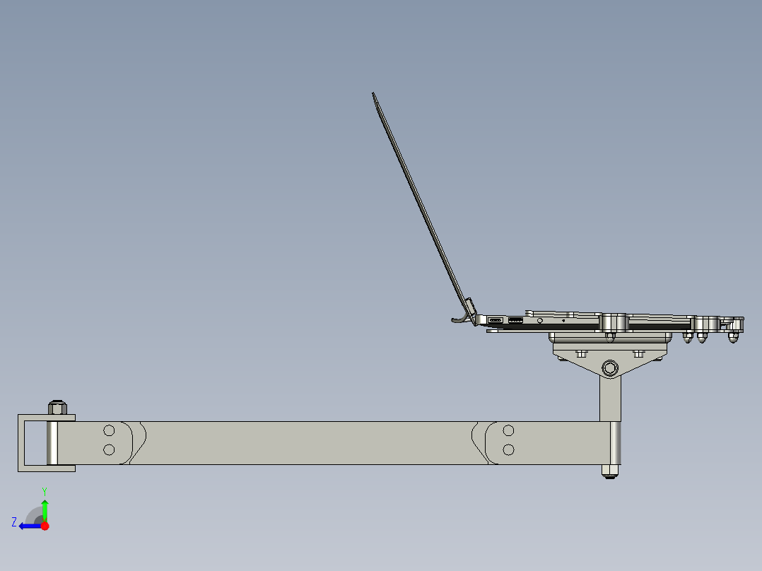 墙式安装右视图