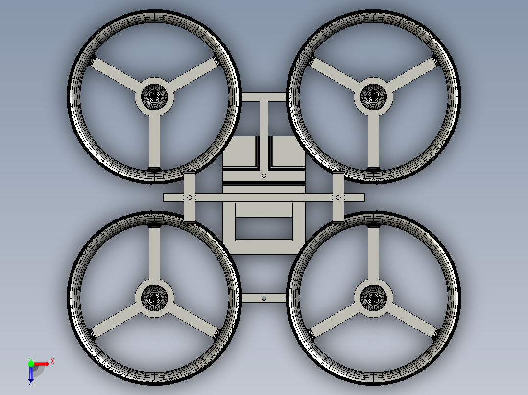 JJRC H36无人机 sw16俯视图