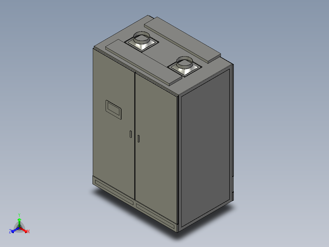600kW正等轴测图