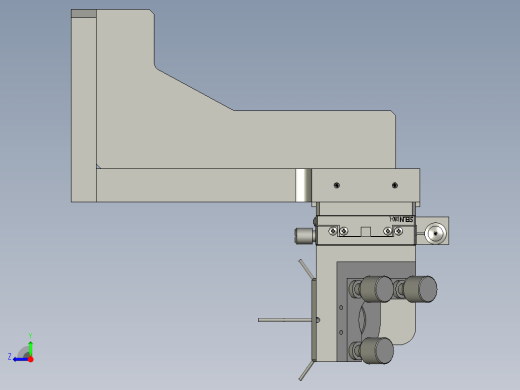 悬臂反射镜组件右视缩略图