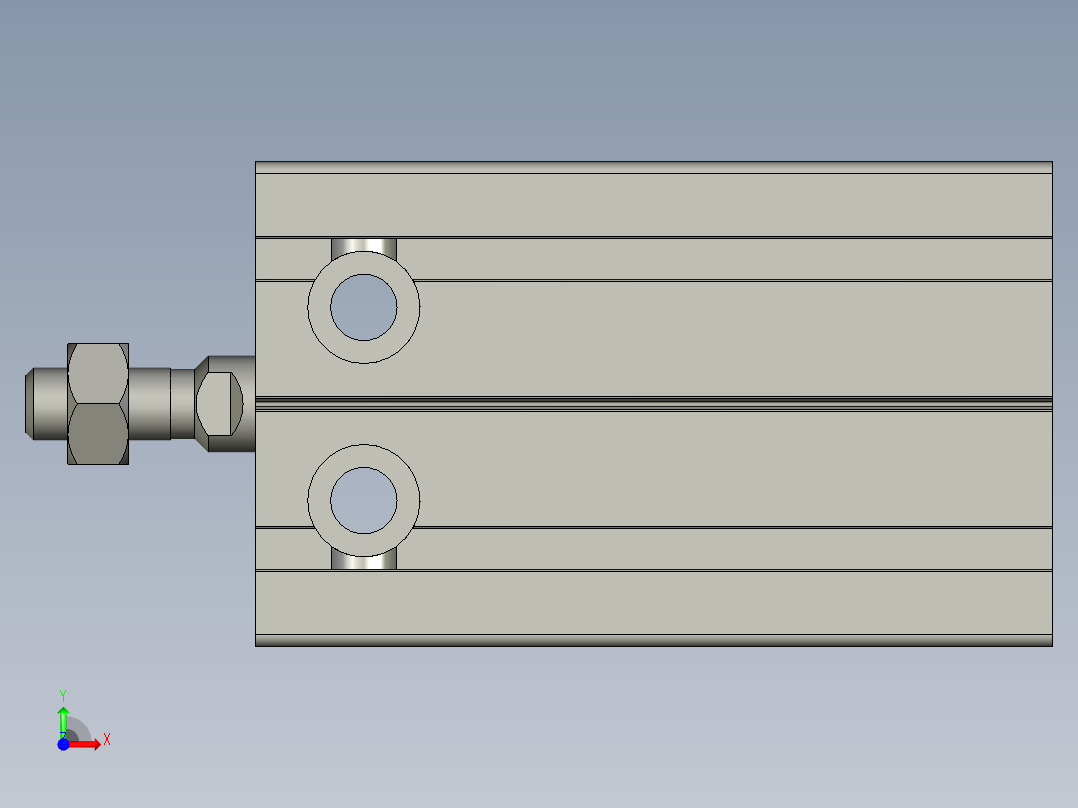 网线接口自动压合设备设计-MD-20x20-S前视图