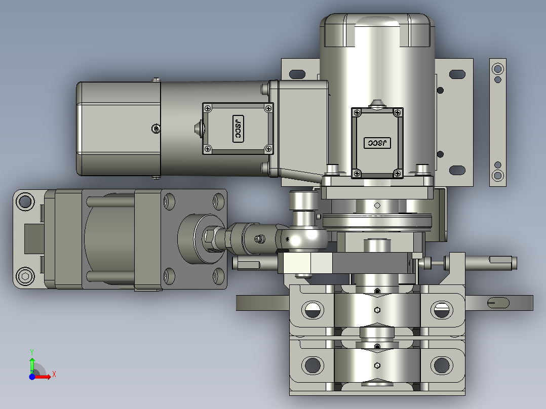 180W单皮带小切割头前视图