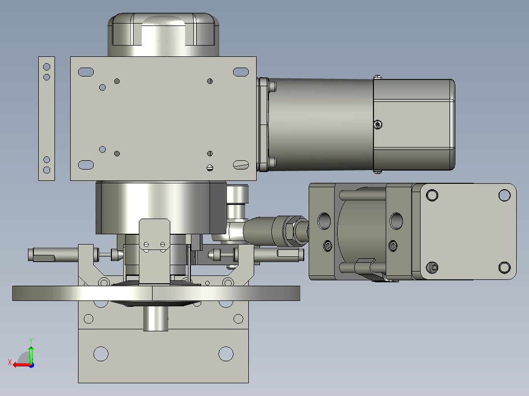 180W单皮带小切割头后视图