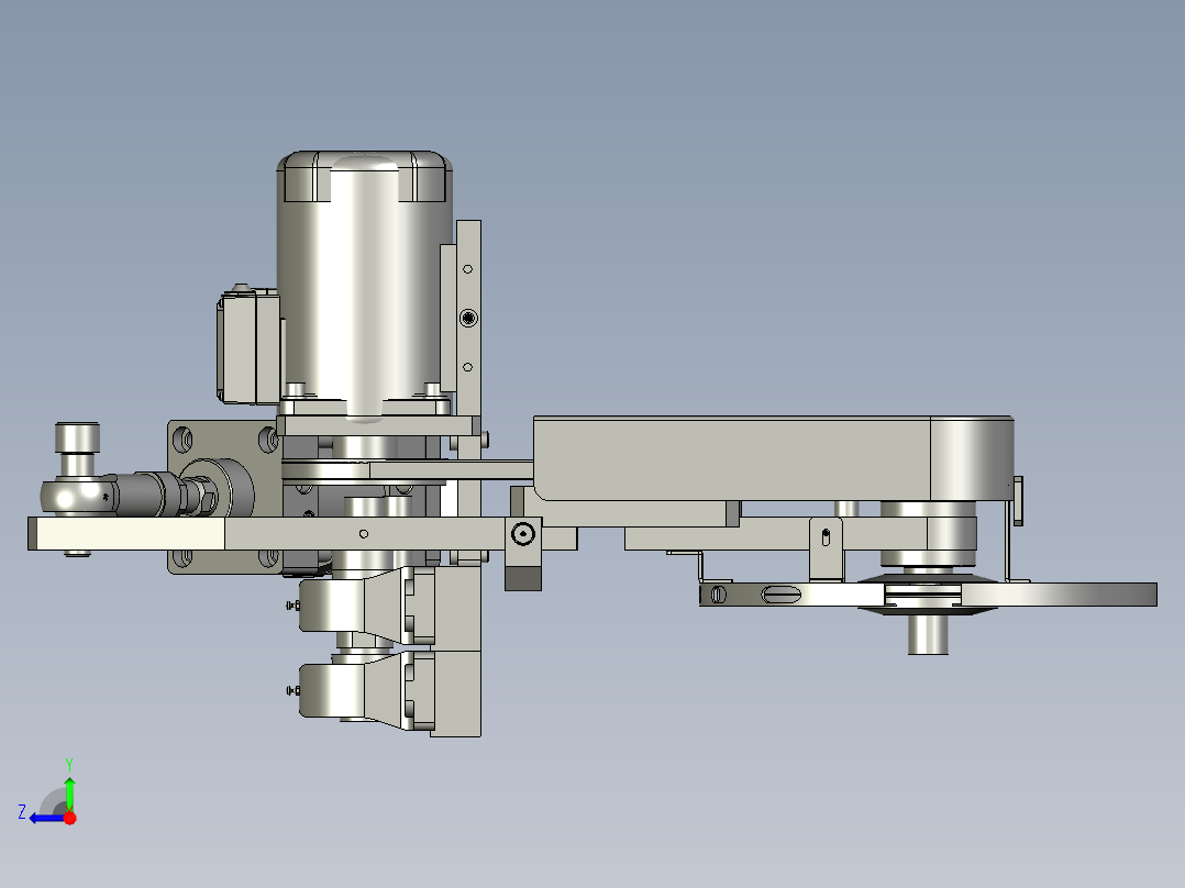 180W单皮带小切割头右视图