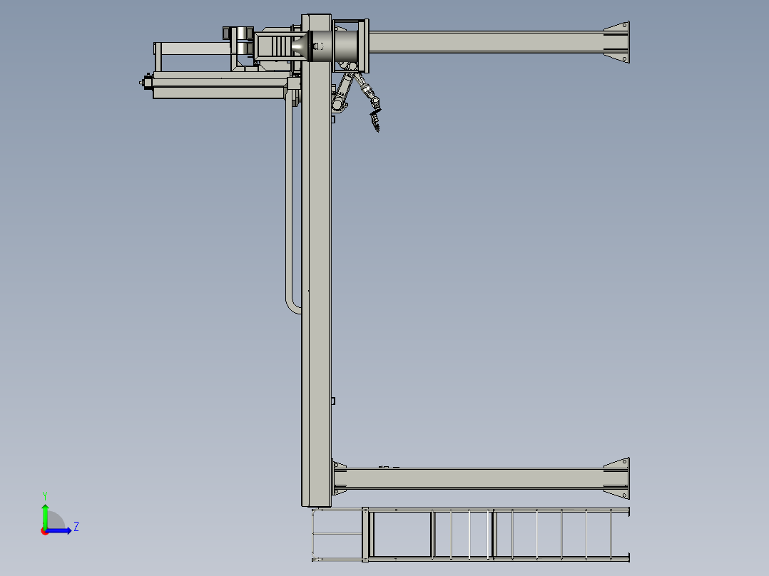 THHV-标准移动装置(天吊式)左视图