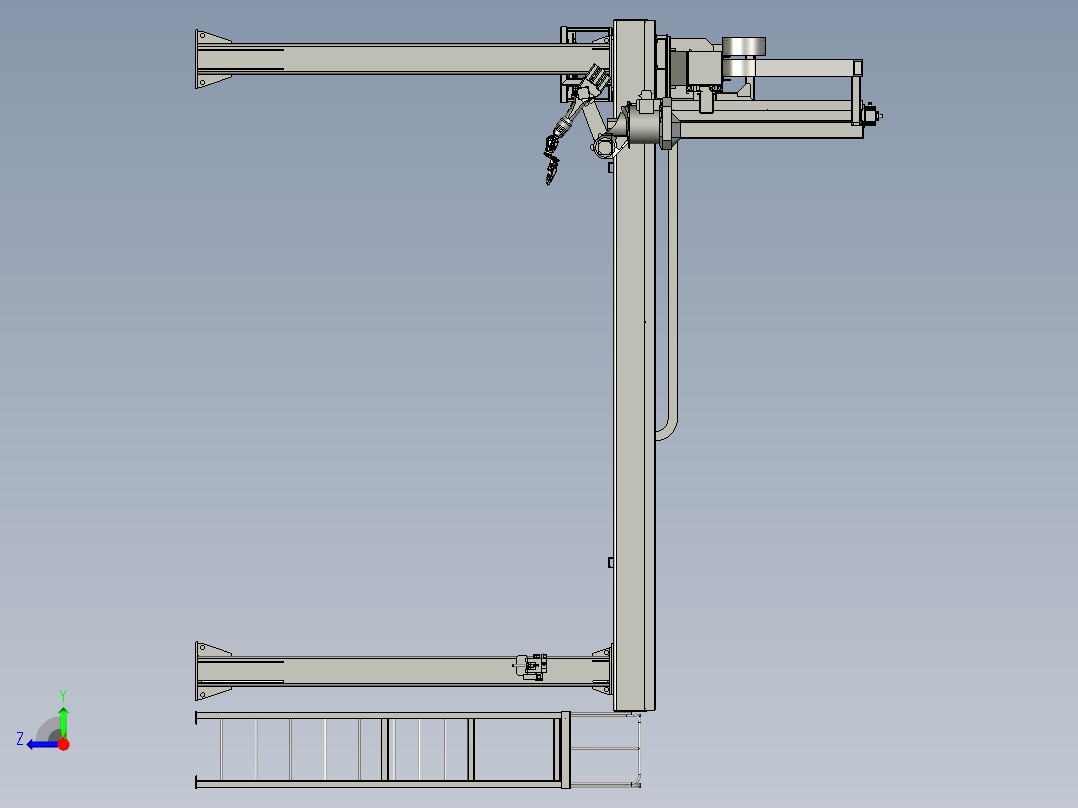 THHV-标准移动装置(天吊式)右视图