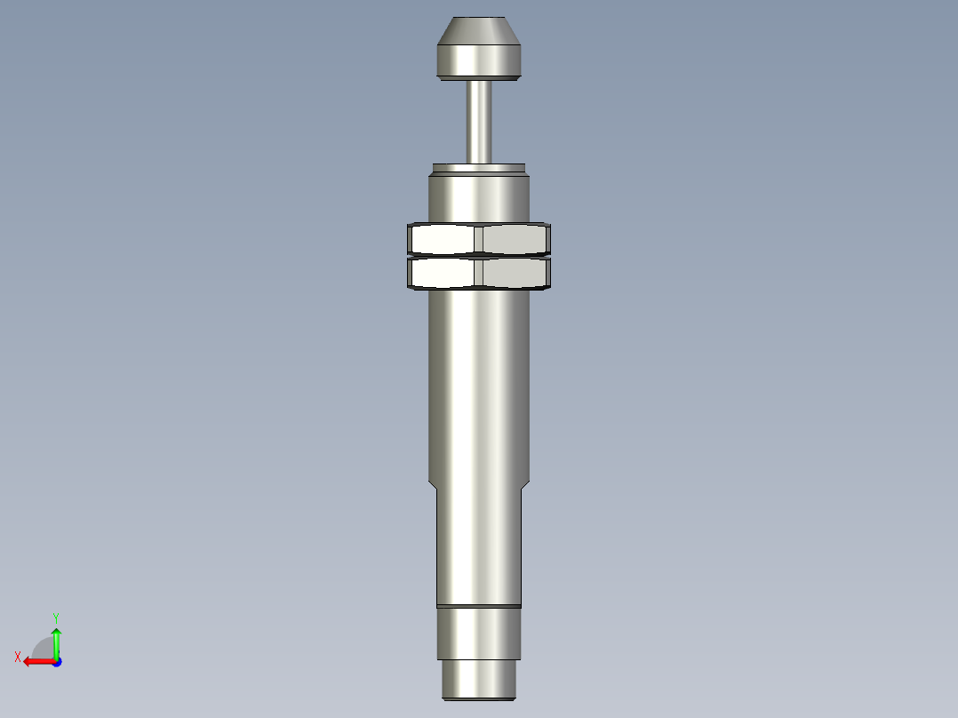 ACJ1210亚德客-液压缓冲器后视图