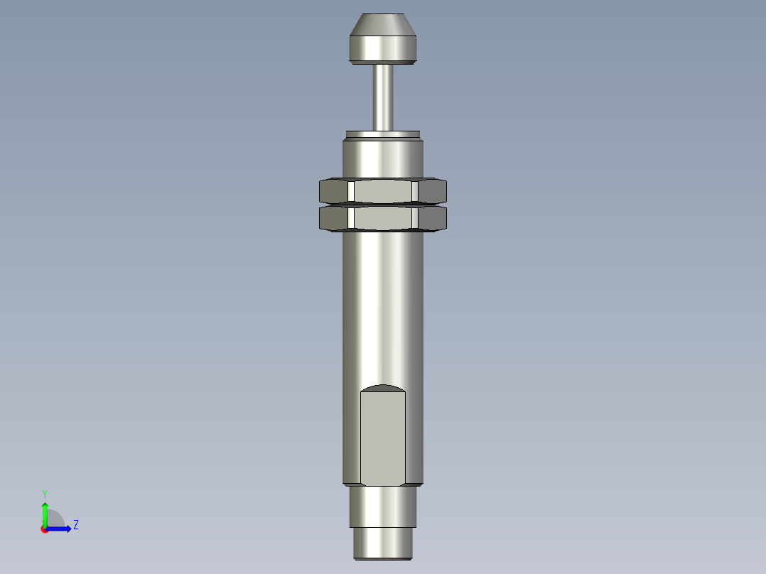 ACJ1210亚德客-液压缓冲器左视图