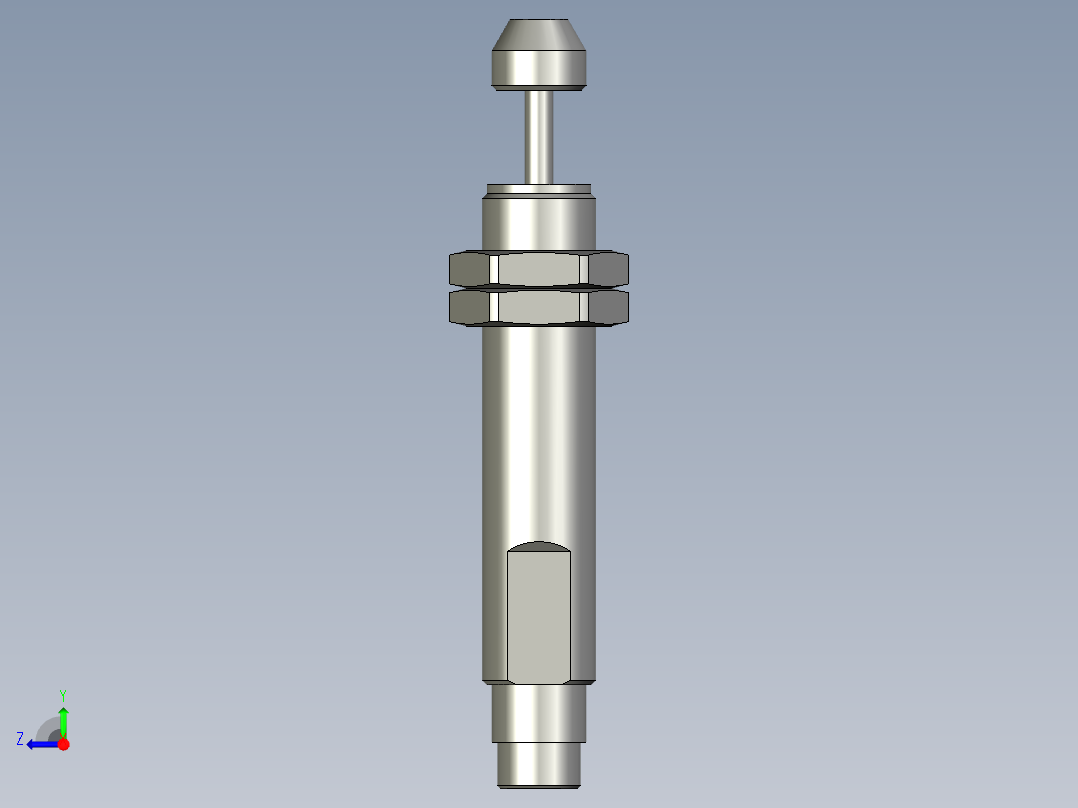 ACJ1210亚德客-液压缓冲器右视图