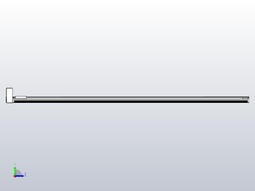 皮带直线轴半封闭可选导轨TPA-HNB-105D-90-L2200-RU-Y-P20-N3左视缩略图