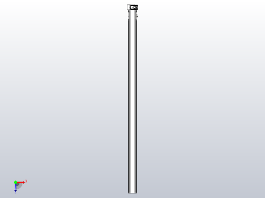 皮带直线轴半封闭可选导轨TPA-HNB-105D-90-L2200-RU-Y-P20-N3俯视缩略图