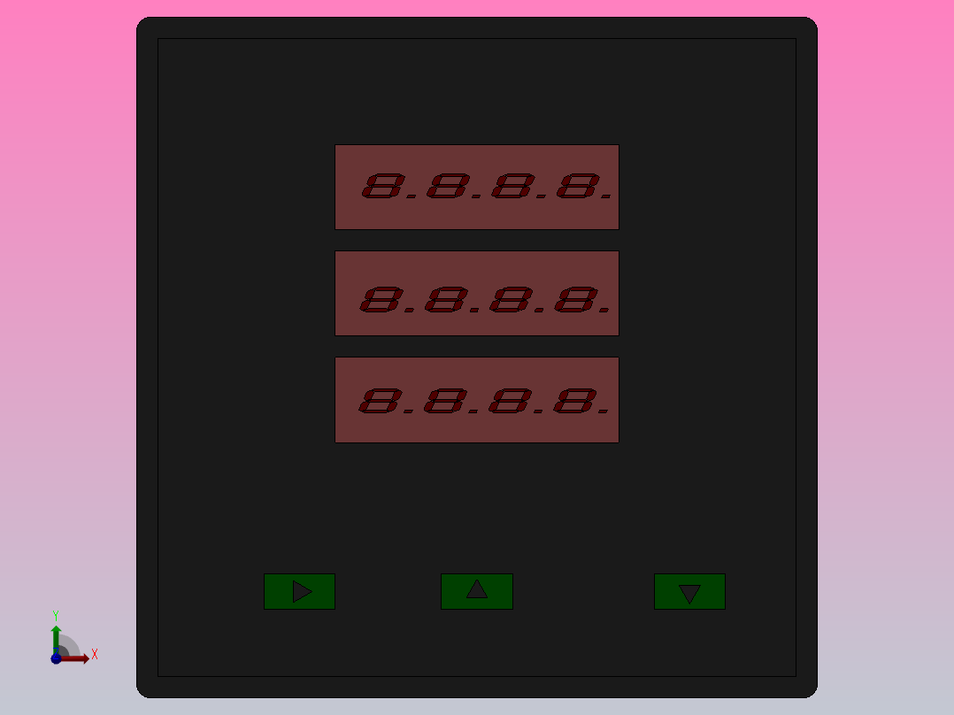 TE-SE电力参数测量仪(SE96)[TE-SE96]前视图