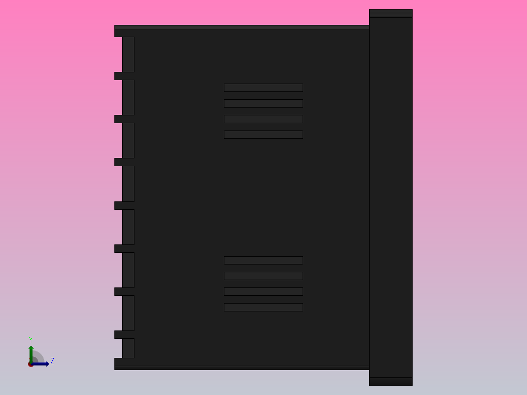 TE-SE电力参数测量仪(SE96)[TE-SE96]左视图