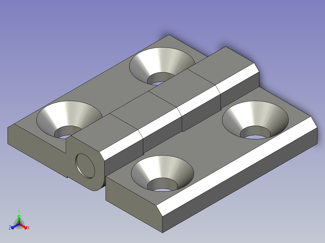 鉸鏈HFL41-60主视图
