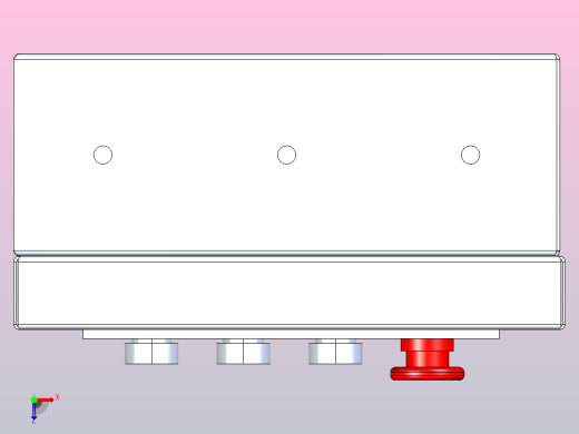 带7寸触摸屏的人机操控箱俯视缩略图