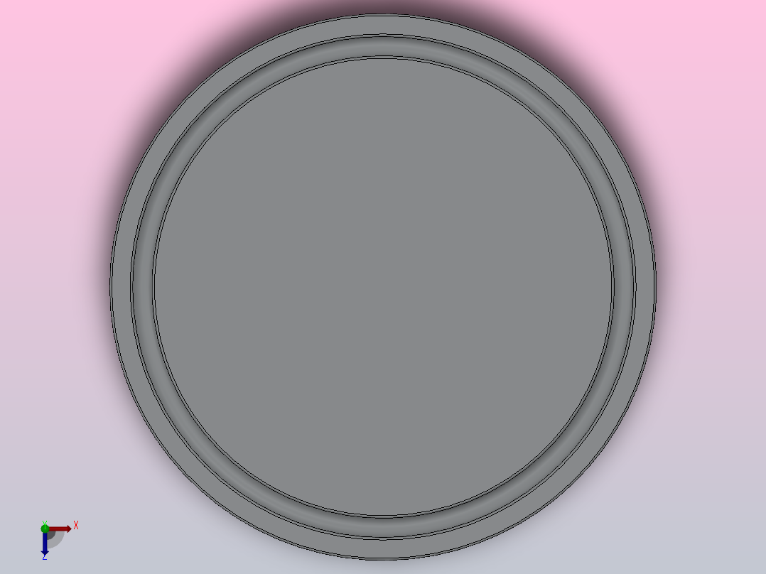 16AMP卡箍盲板[1516001-000200]俯视图