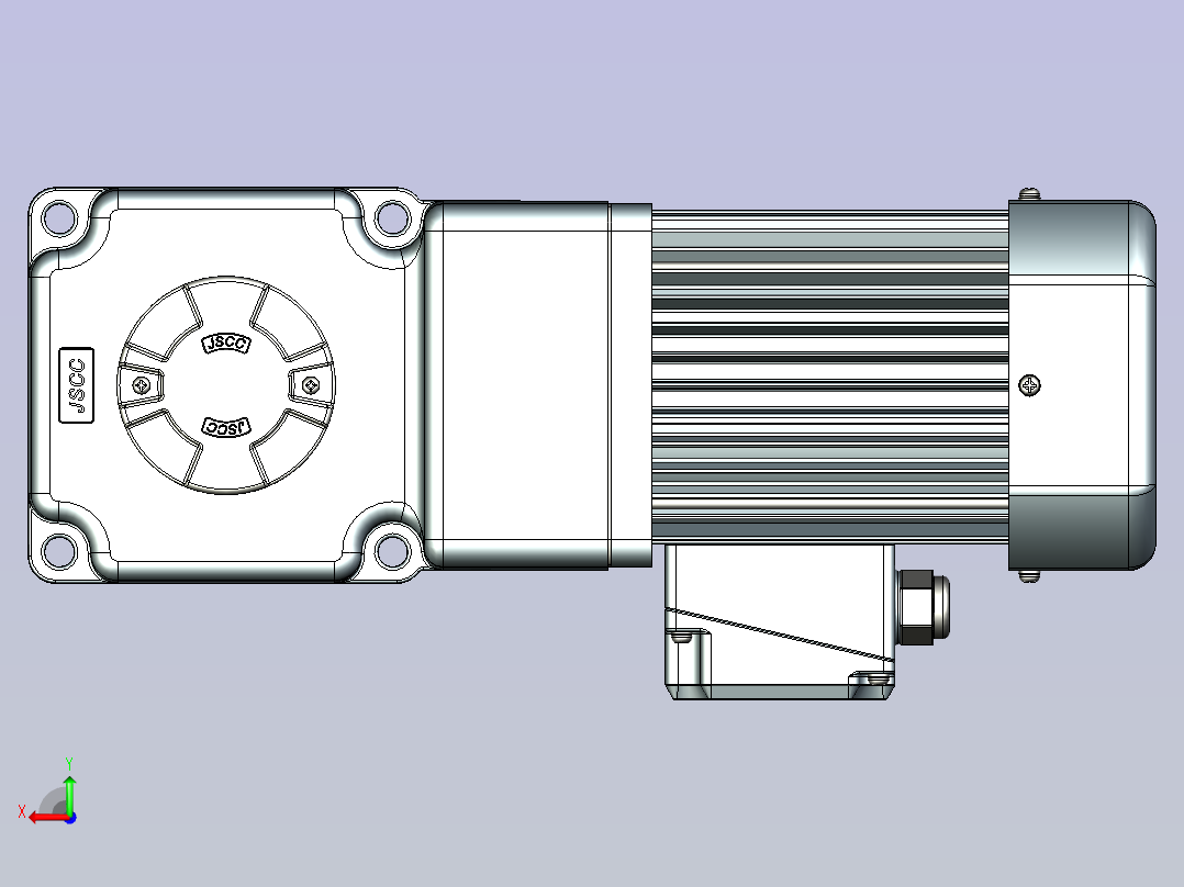 JSCC精研电机 s370rc-R后视图