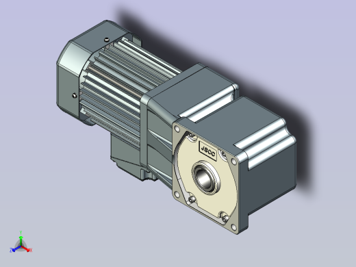 JSCC精研电机 s370rc-R正等轴测缩略图