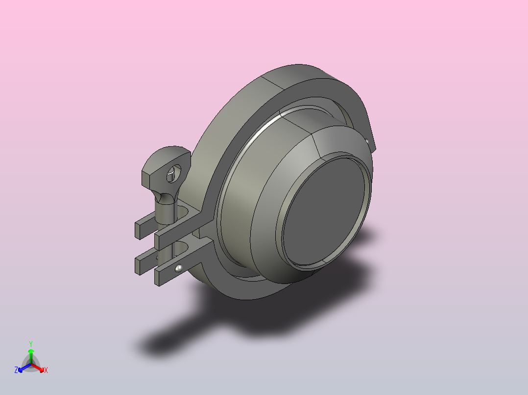 卫生级止回阀[卫生级止回阀-3]正等轴测图