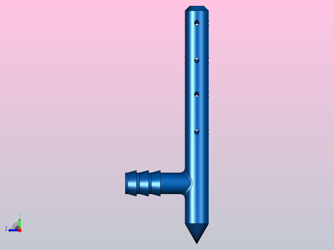 WJ - 3DP洒水喷头右视图