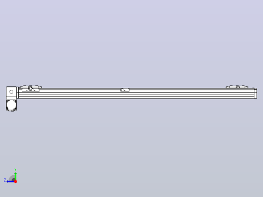皮带直线轴双滑块型TPA-GCBS-80-P60-L550-LP-M20-N3右视缩略图