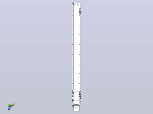 滚珠丝杠直线轴内置导轨TPA-GCR-80-1610C-L850-MP-M40-N3俯视缩略图