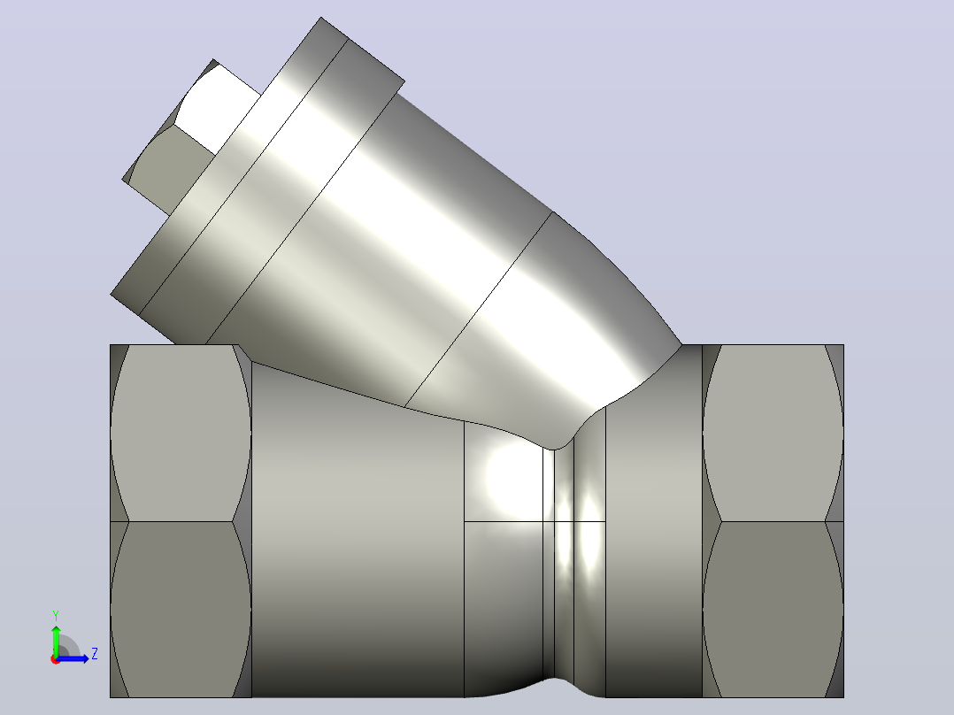 SY11C-A150 Y型过滤器[32]左视图
