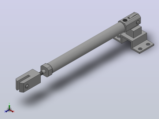 单作用气缸（QCJ2系列）[QCJ2D-10-50-S-CJ-T10-CJ-Y10]正等轴测缩略图