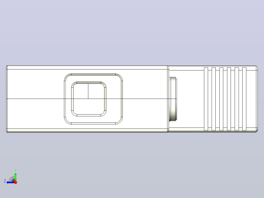 NXU-IIG E 1P电涌保护器三维模型202404右视缩略图