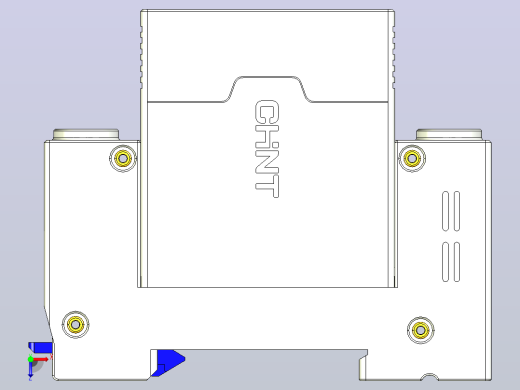 NXU-IIG E 1P电涌保护器三维模型202404俯视缩略图