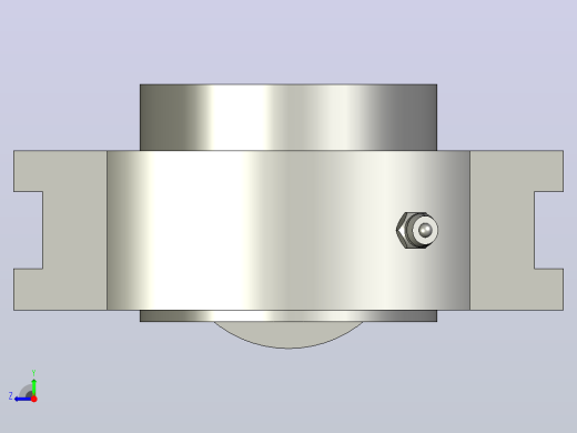 K208-SUS-C1滑块式不锈钢轴承座右视缩略图