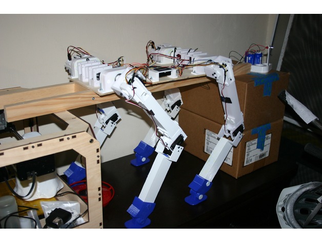 Mikes Robot Dog简易机器狗3D打印图纸 STL格式