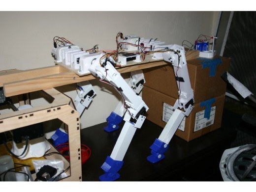 Mikes Robot Dog简易机器狗3D打印图纸 STL格式缩略图