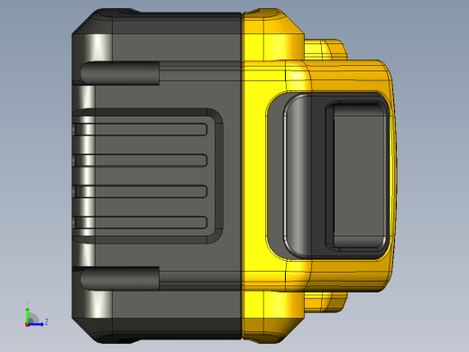 DeWalt 20V 10AH锂离子电池左视缩略图