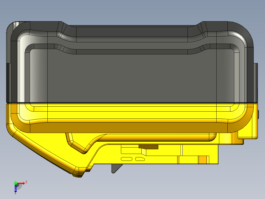 DeWalt 20V 10AH锂离子电池俯视图