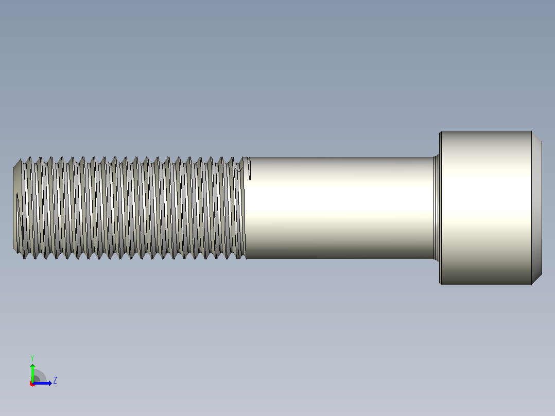 DIN_EN_ISO_4762_M48x200.ipt内六角螺钉左视图
