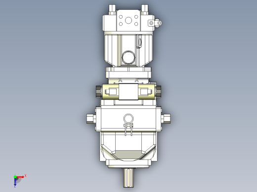 A4V A10V系列串泵[串泵KD-A4VSO40EO210R-PPB13KB3+A10VSO28DR31R-PPA12N00]俯视缩略图