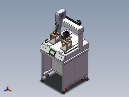 A17038产品自动锁螺丝机sw17可编辑正等轴测缩略图