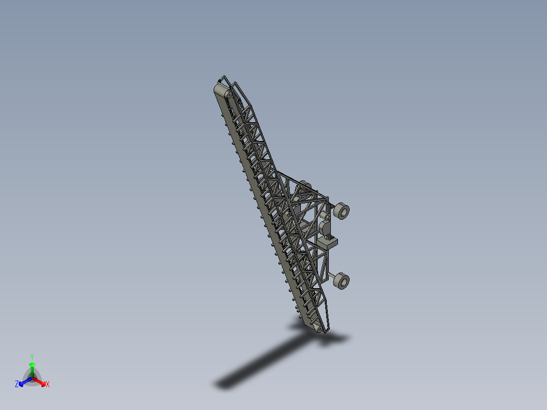 B-1200型移动运输机主视图