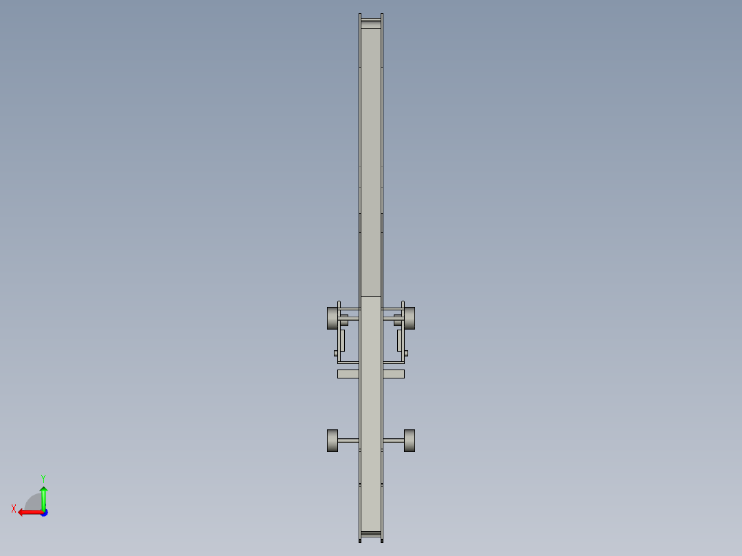 B-1200型移动运输机后视图