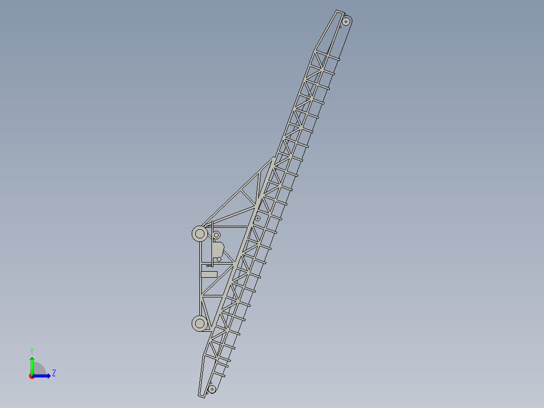 B-1200型移动运输机左视图
